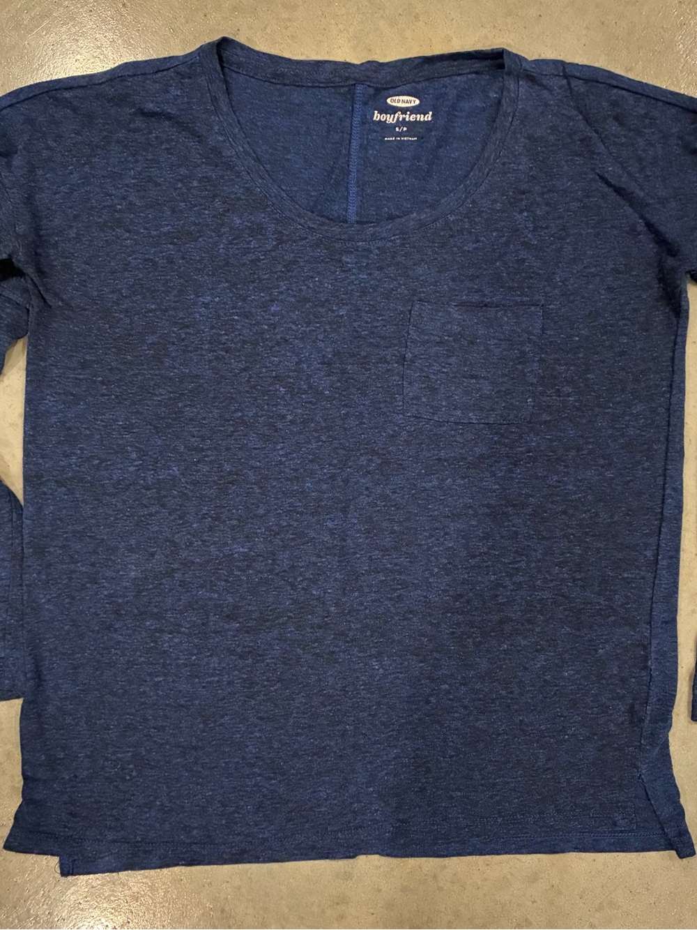 Old Navy Boyfriend Tee- Navy Blue